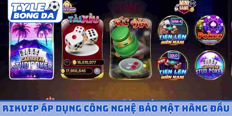 Rikvip áp dụng công nghệ bảo mật hàng đầu